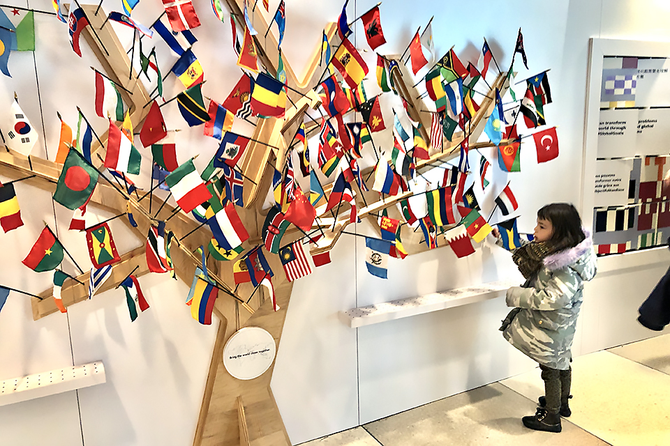 Step into the multi-national space at the United Nations